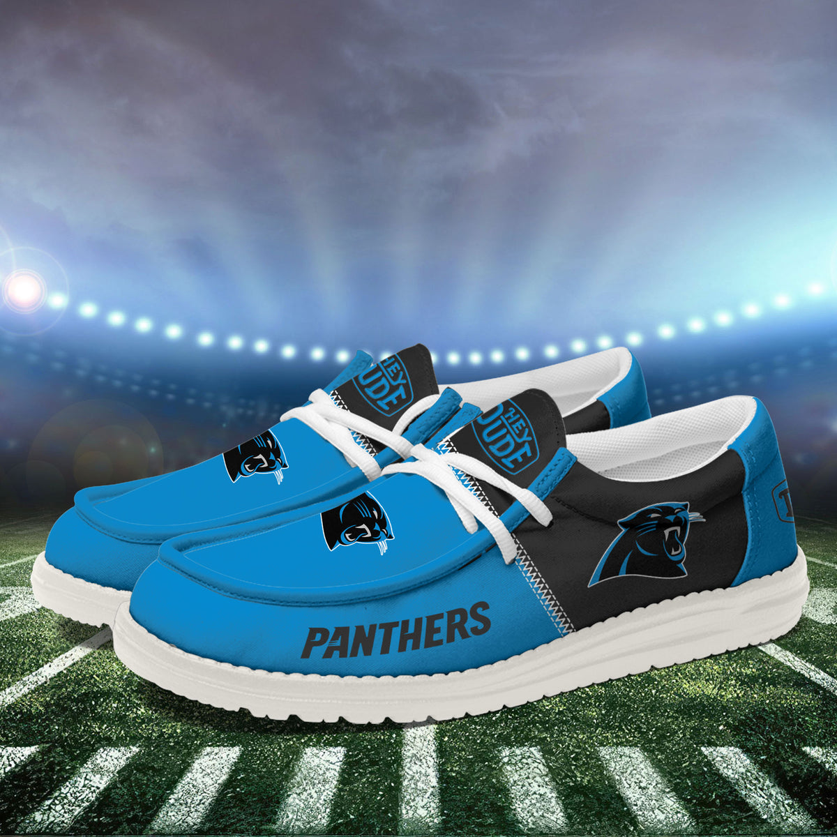 Carolina Panthers Lace Up Loafers 2026