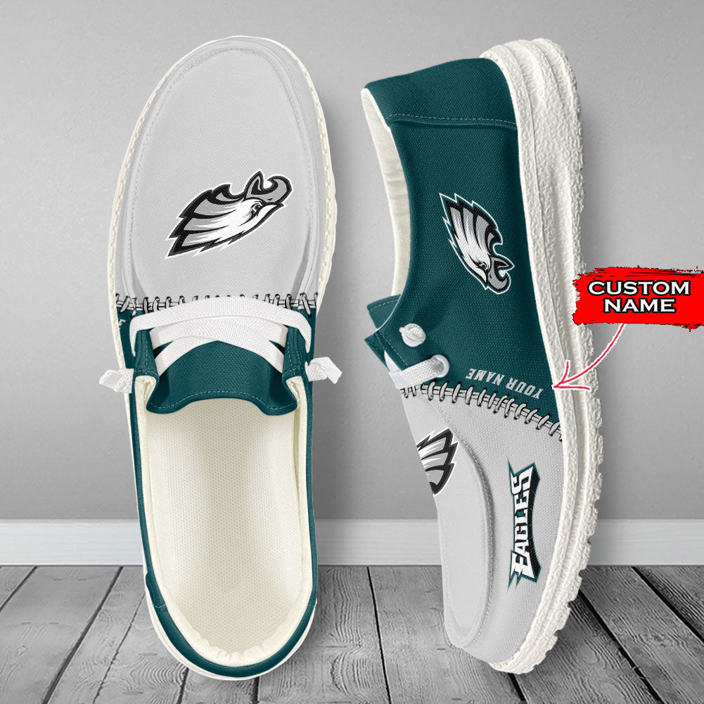 Philadelphia Eagles Lace Up Loafers 2026
