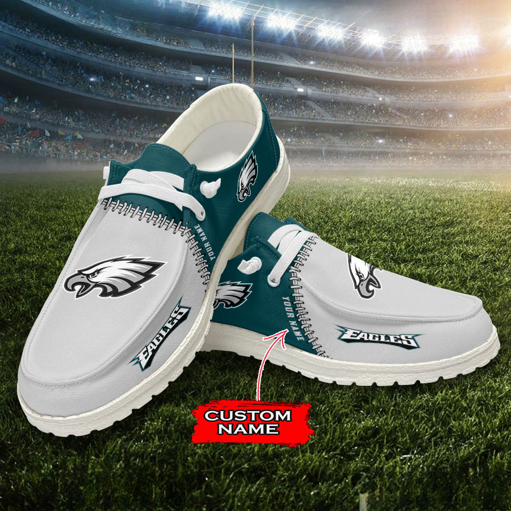 Philadelphia Eagles Lace Up Loafers 2026