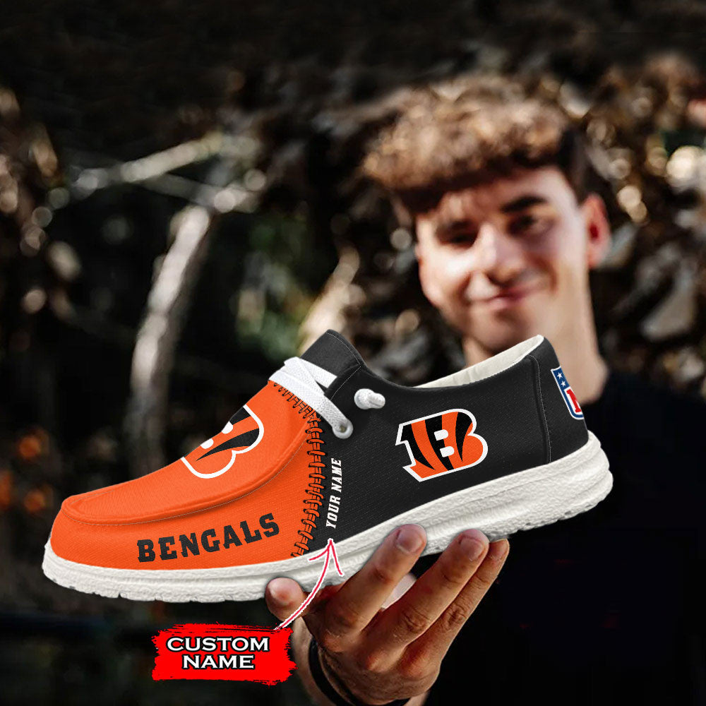 Cincinnati Bengals Lace Up Loafers 2026