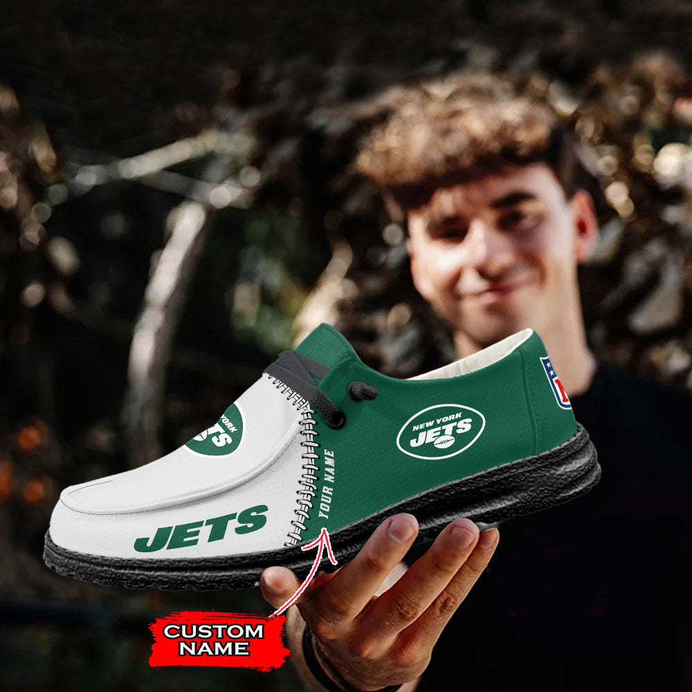 New York Jets Lace Up Loafers 2026