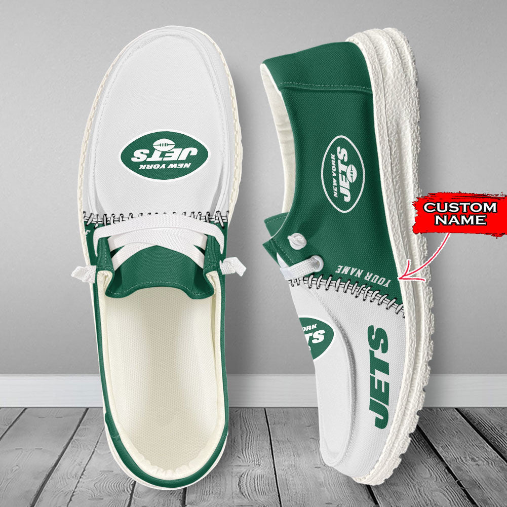 New York Jets Lace Up Loafers 2026