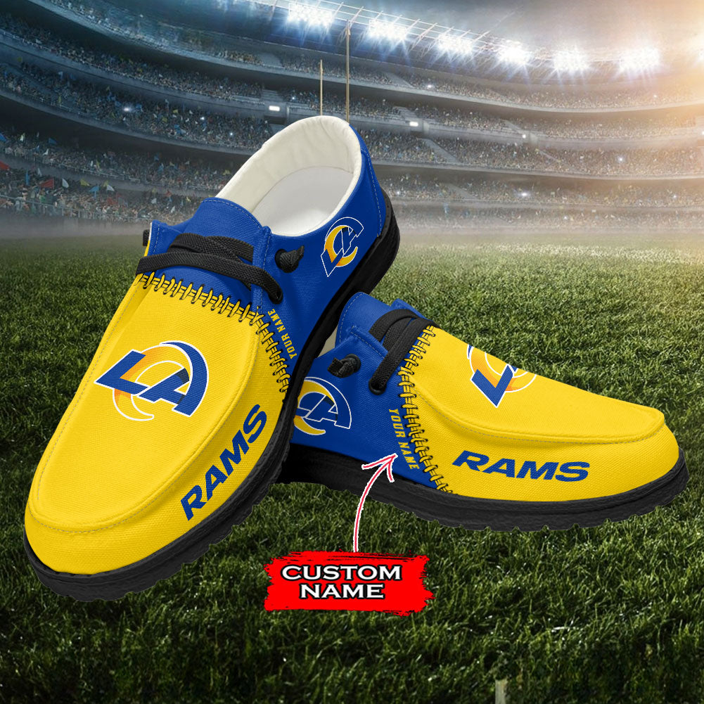 Los Angeles Rams Lace Up Loafers 2026