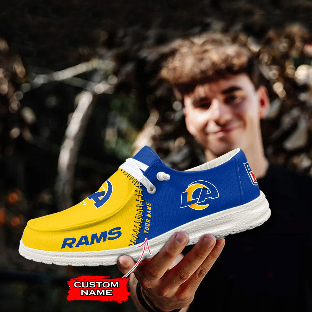 Los Angeles Rams Lace Up Loafers 2026