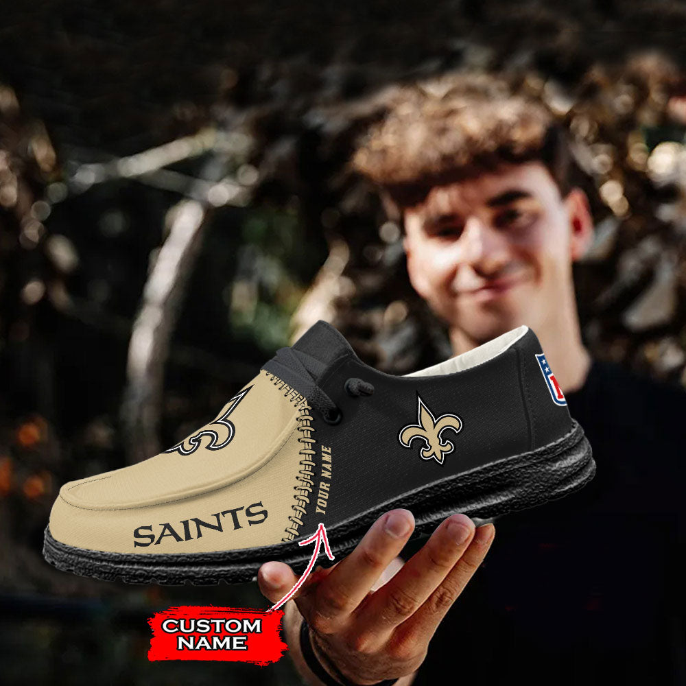 New Orleans Saints Lace Up Loafers 2026