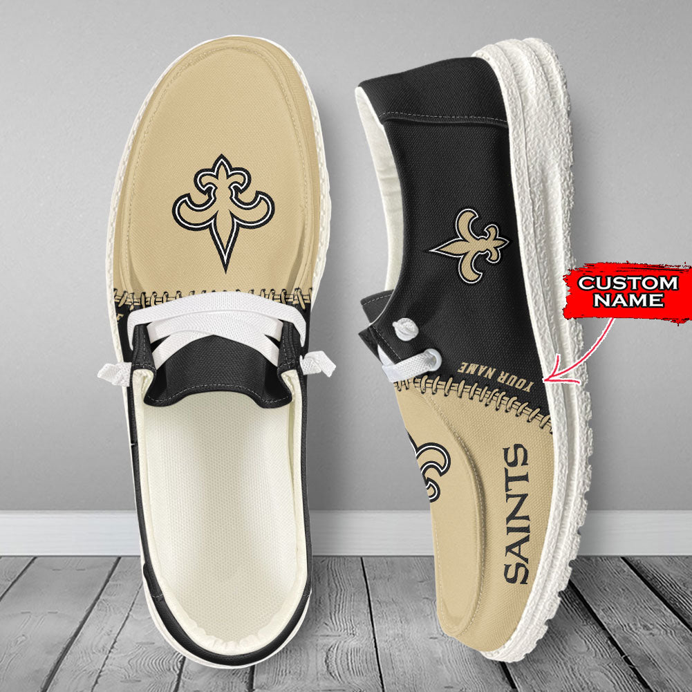 New Orleans Saints Lace Up Loafers 2026