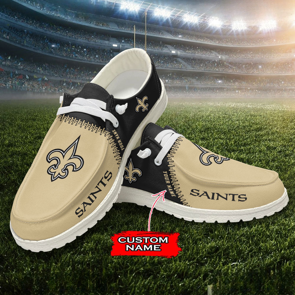 New Orleans Saints Lace Up Loafers 2026