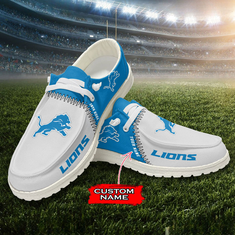Detroit Lions Lace Up Loafers 2026