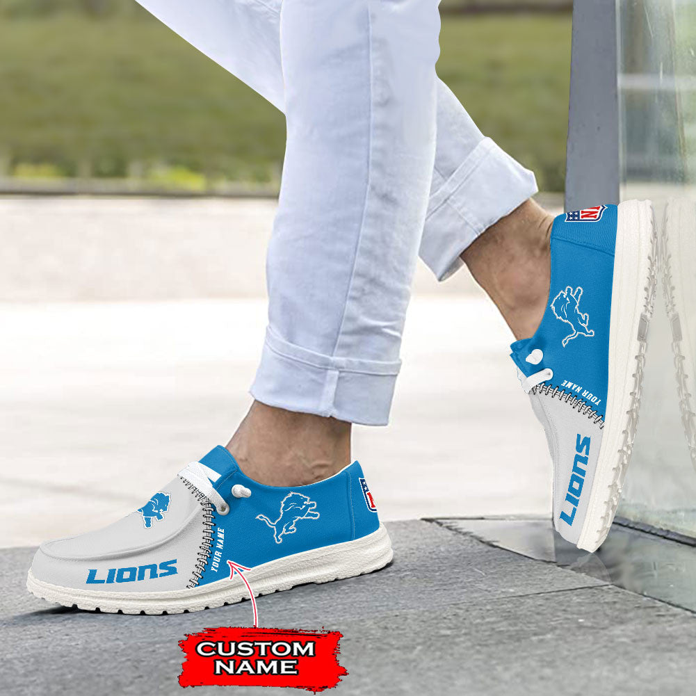 Detroit Lions Lace Up Loafers 2026