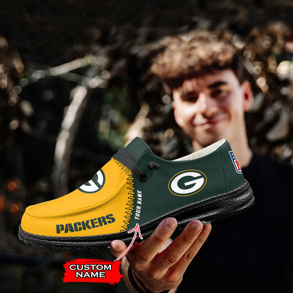 Green Bay Packers Lace Up Loafers 2026