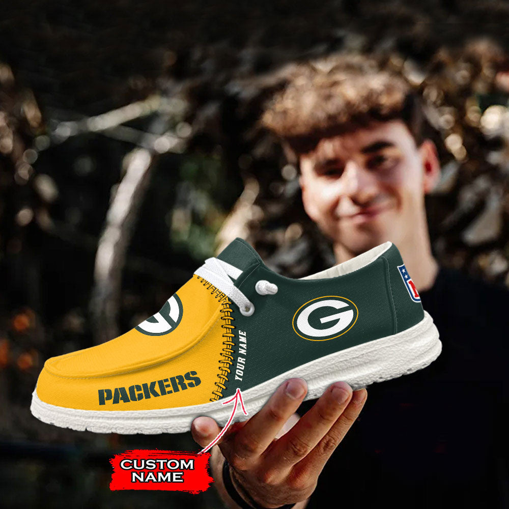 Green Bay Packers Lace Up Loafers 2026