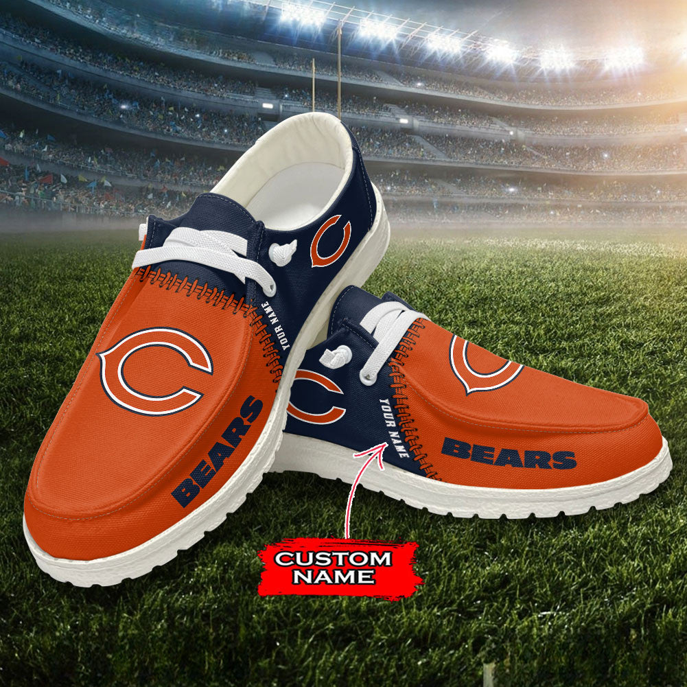 Chicago Bears Lace Up Loafers 2026