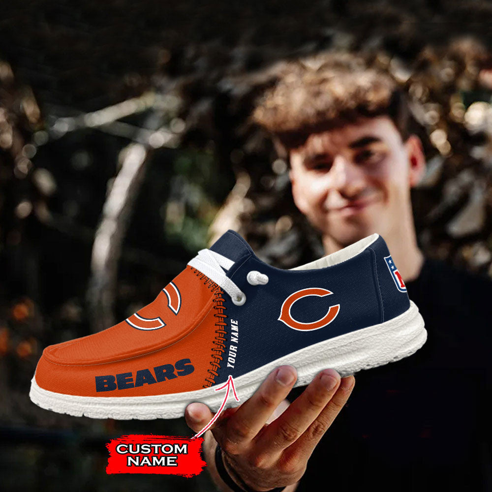 Chicago Bears Lace Up Loafers 2026