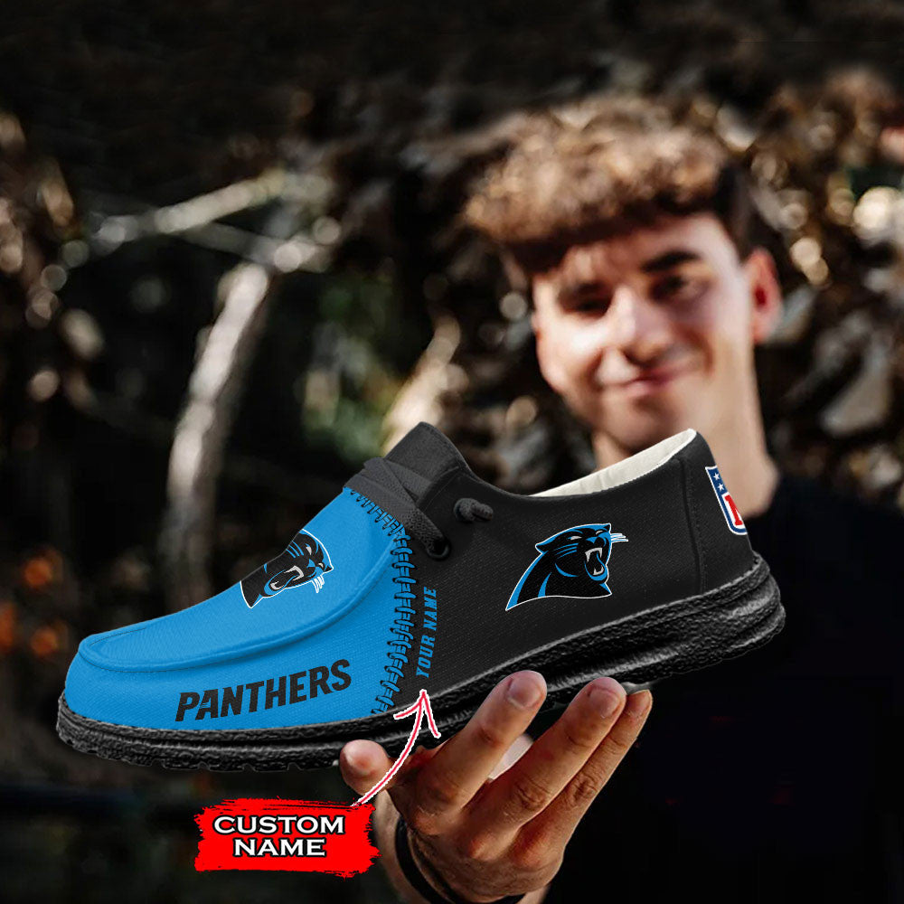 Carolina Panthers Lace Up Loafers 2026