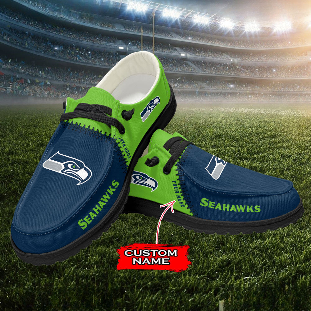 Seattle Seahawks Lace Up Loafers 2026