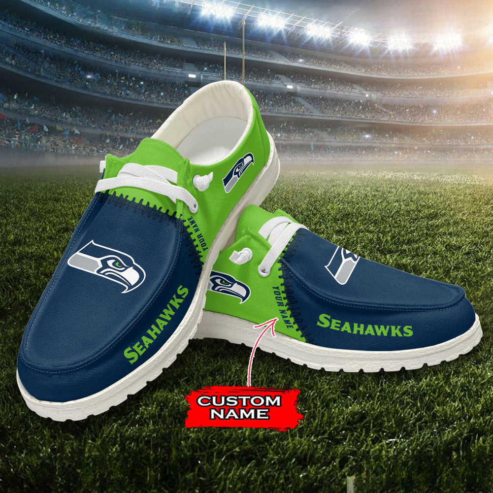 Seattle Seahawks Lace Up Loafers 2026