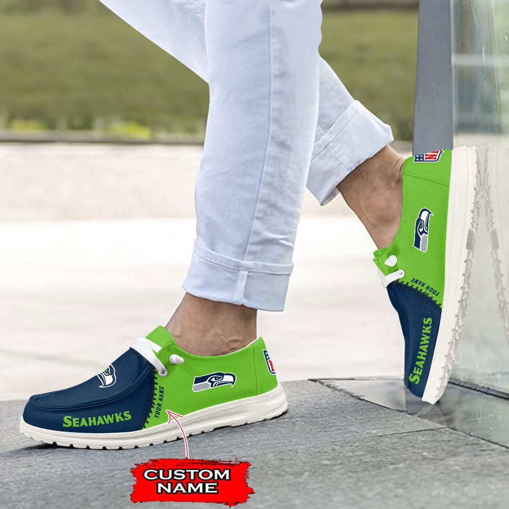 Seattle Seahawks Lace Up Loafers 2026