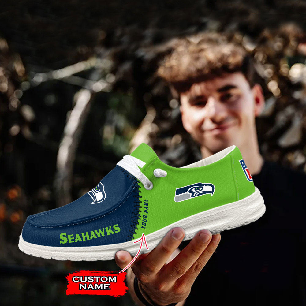 Seattle Seahawks Lace Up Loafers 2026
