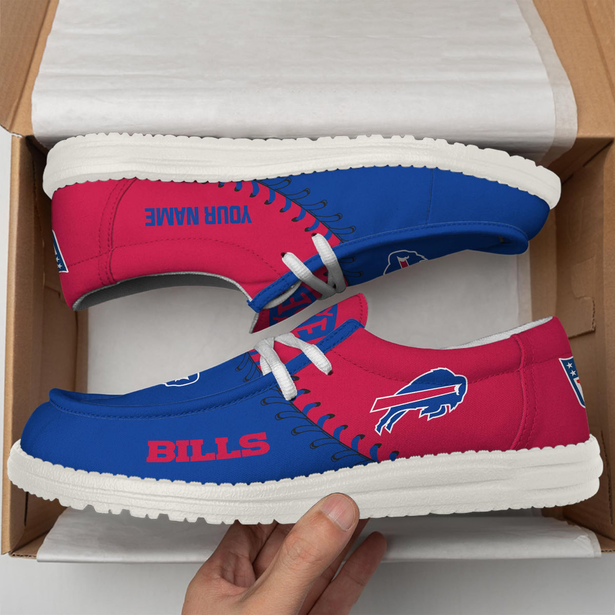 Buffalo Bills Lace Up Loafers 2026