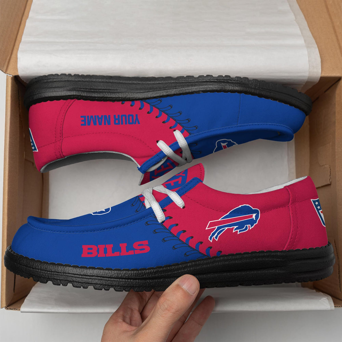 Buffalo Bills Lace Up Loafers 2026