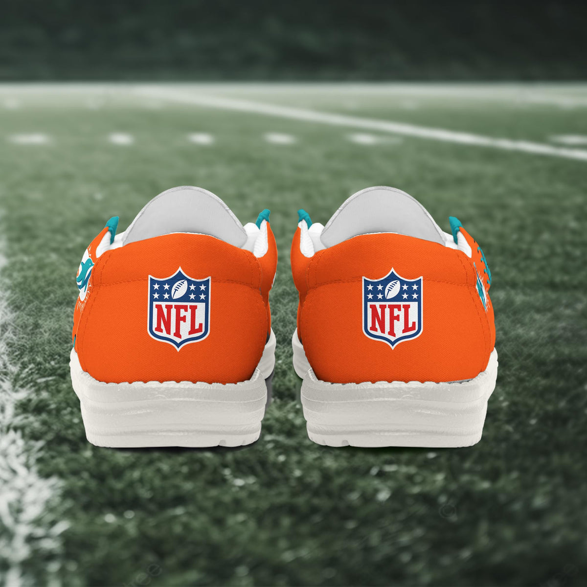 Miami Dolphins Lace Up Loafers 2026