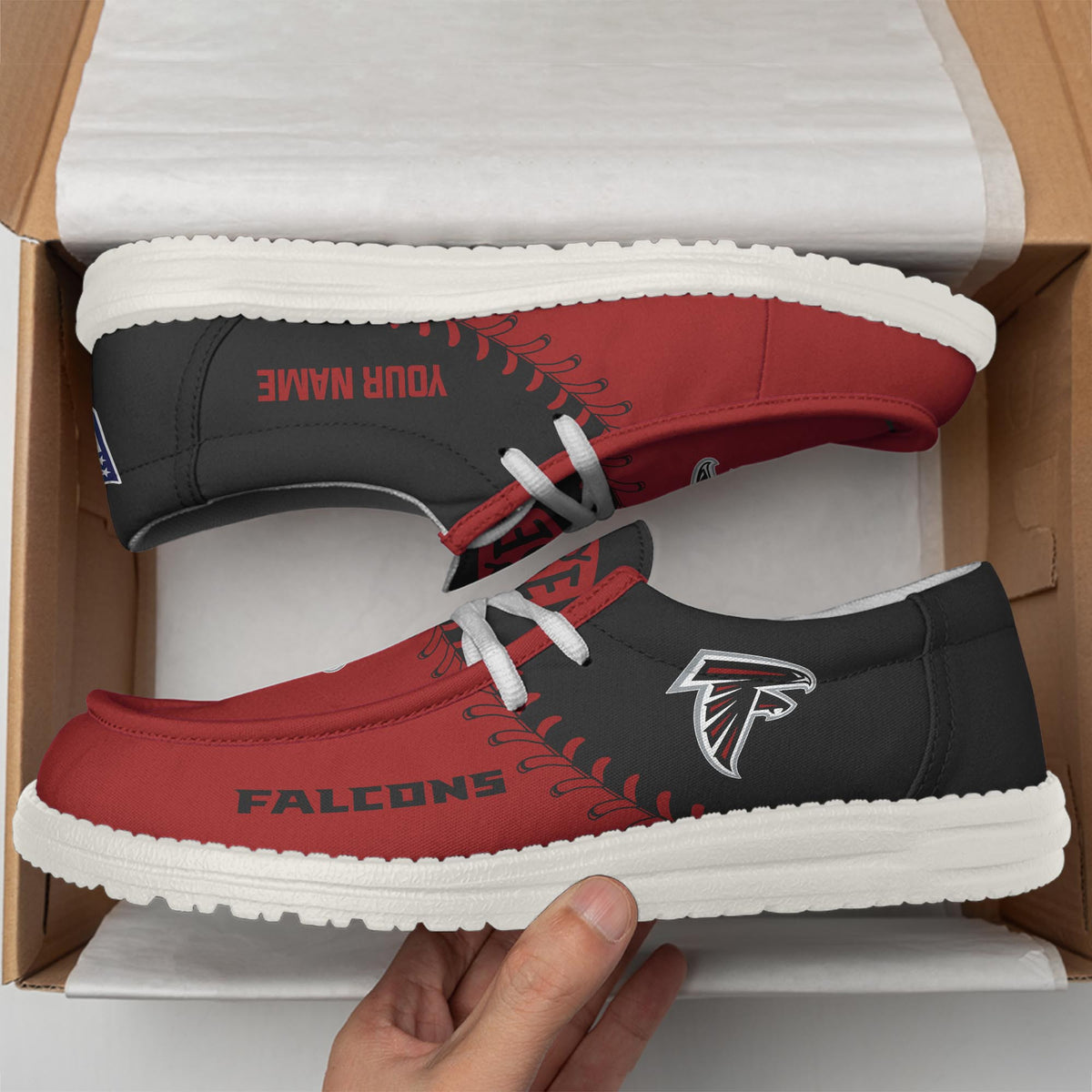 Atlanta Falcons Lace Up Loafers 2026