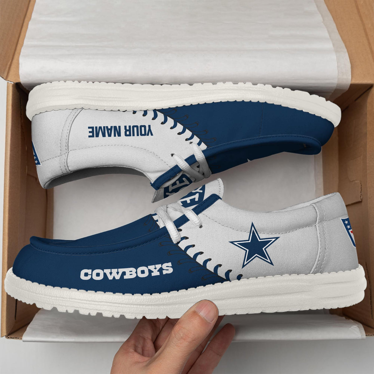 Dallas Cowboys Lace Up Loafers 2026