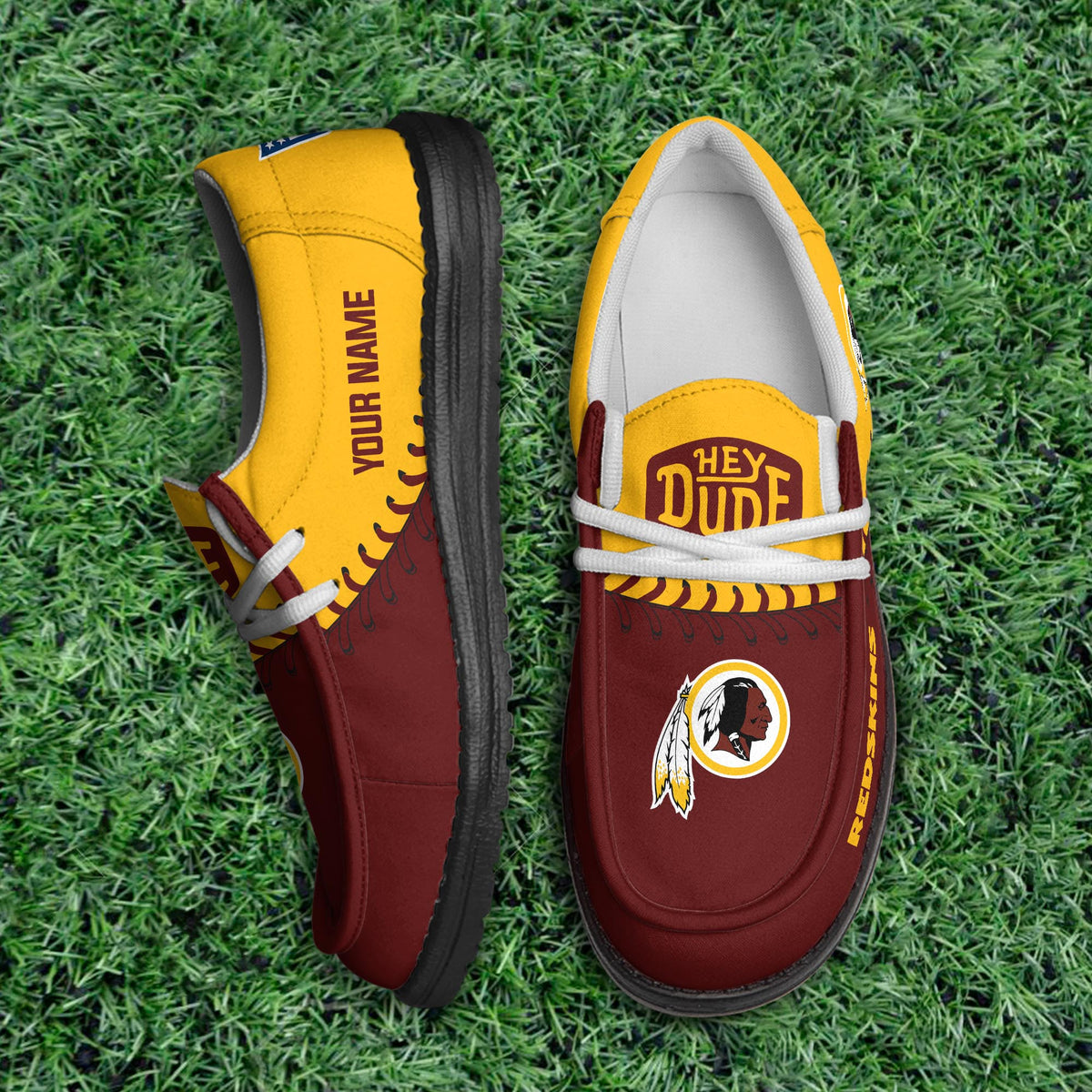 Washington Redskin Lace Up Loafers 2026