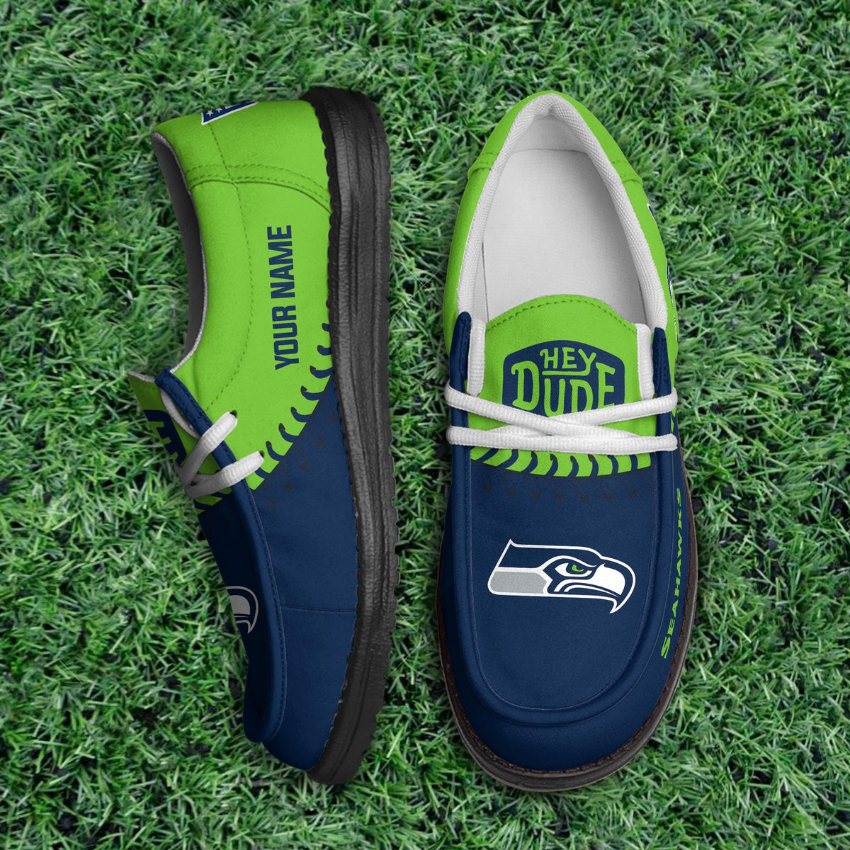 Seattle Seahawks Lace Up Loafers 2026