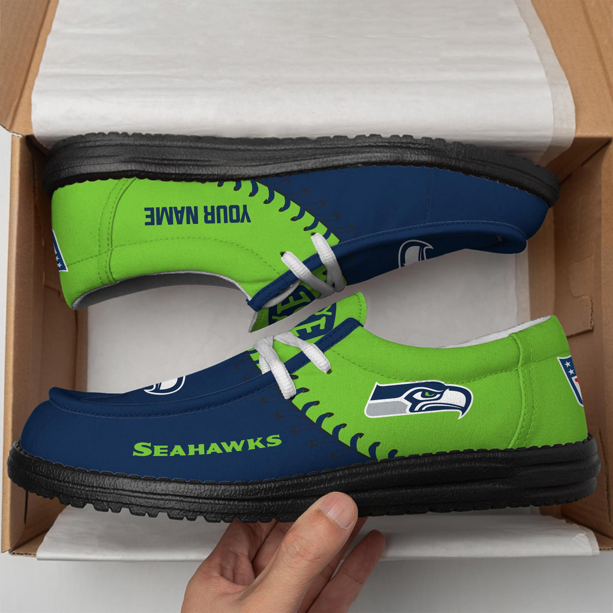 Seattle Seahawks Lace Up Loafers 2026