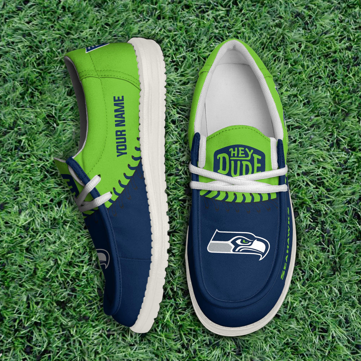 Seattle Seahawks Lace Up Loafers 2026