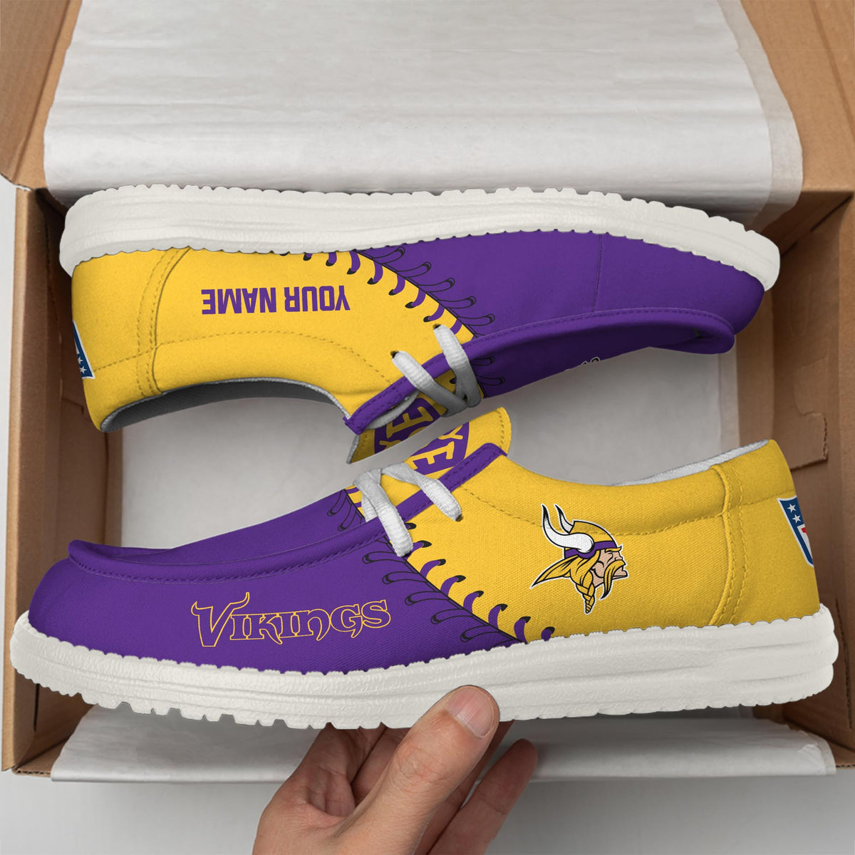 Minnesota Vikings Lace Up Loafers 2026