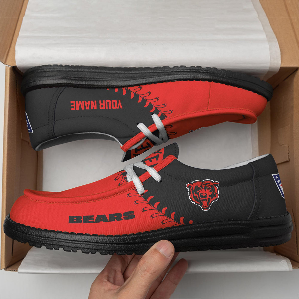 Chicago Bears Lace Up Loafers 2026