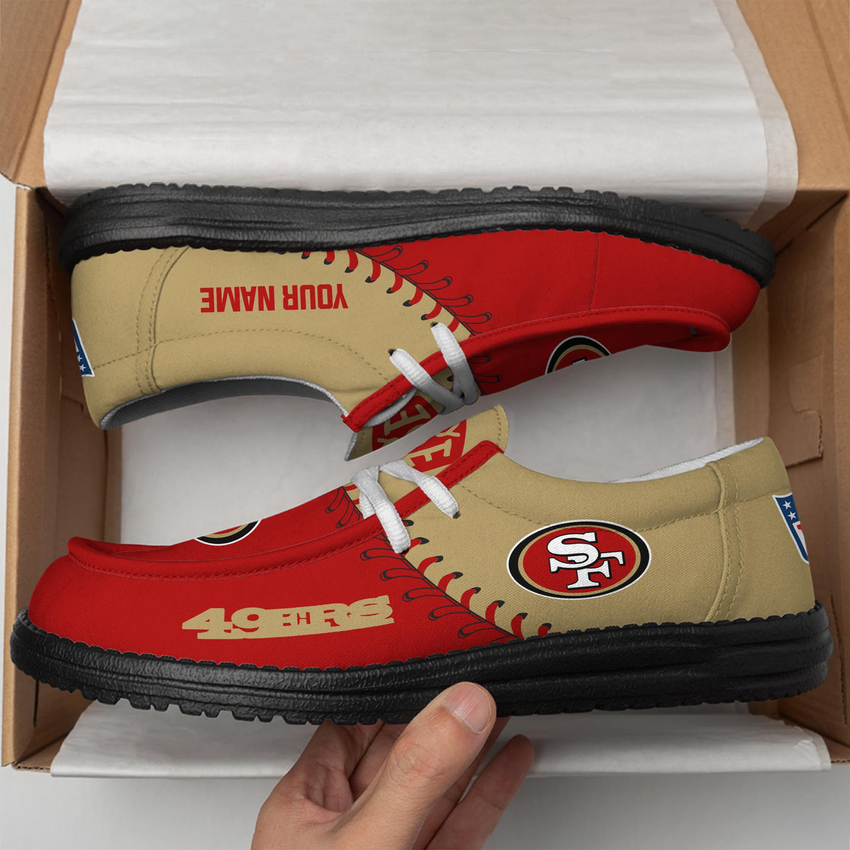 San Francisco 49ers Lace Up Loafers 2026