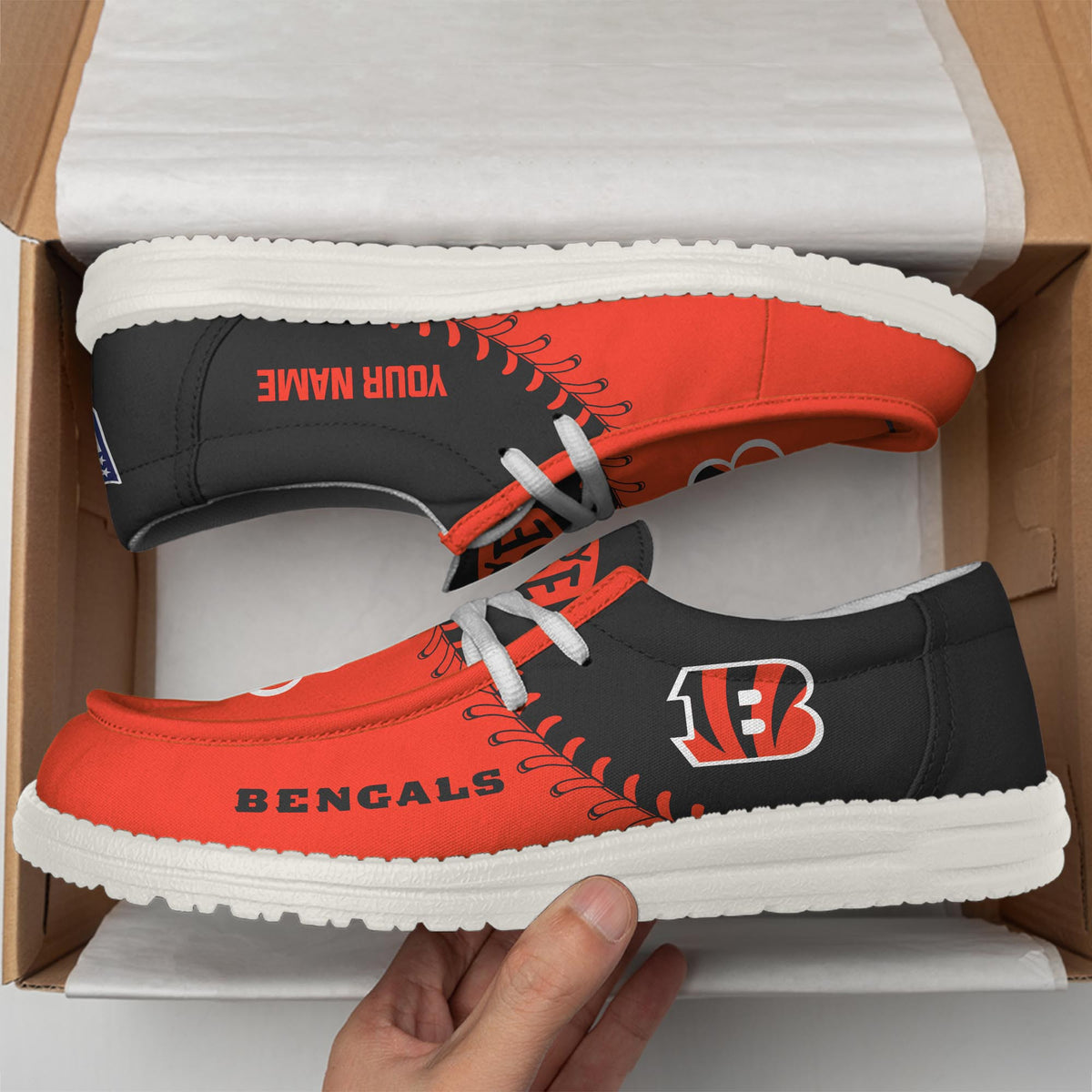 Cincinnati Bengals Lace Up Loafers 2026
