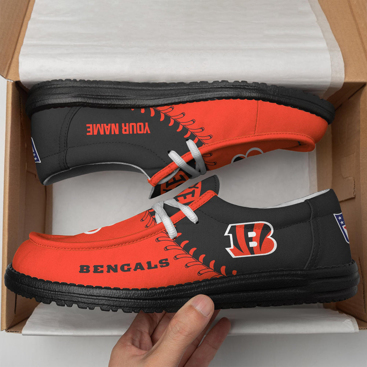 Cincinnati Bengals Lace Up Loafers 2026
