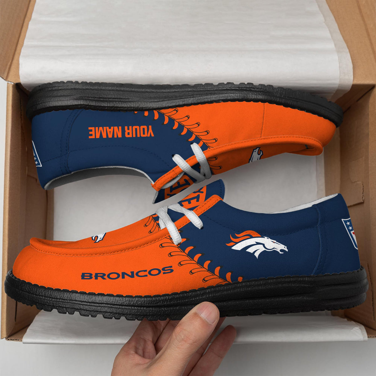 Denver Broncos Lace Up Loafers 2026