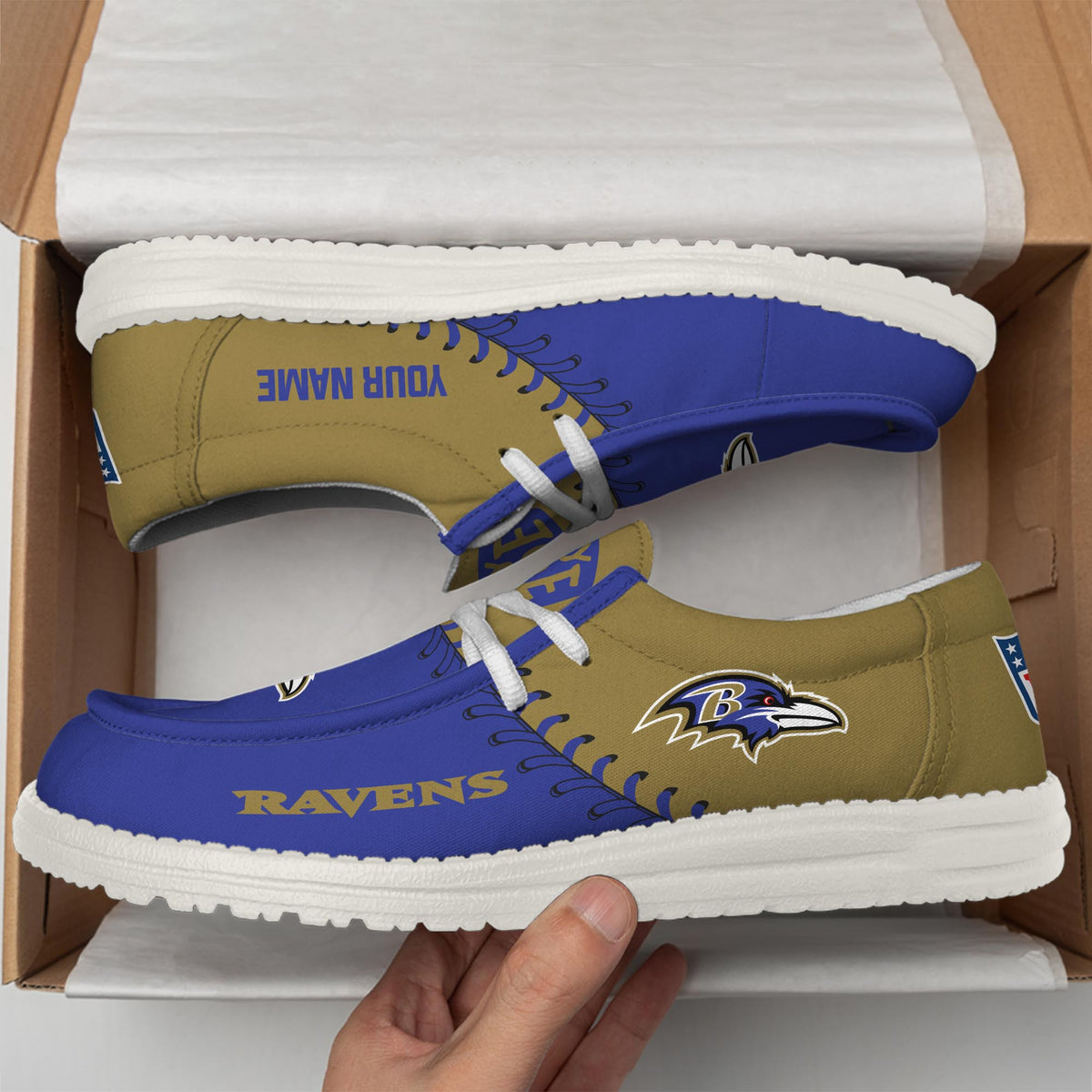 Baltimore Ravens Lace Up Loafers 2026