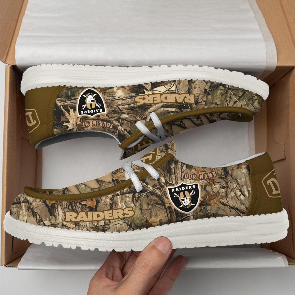 Las Vegas Raiders Lace Up Loafers 2026