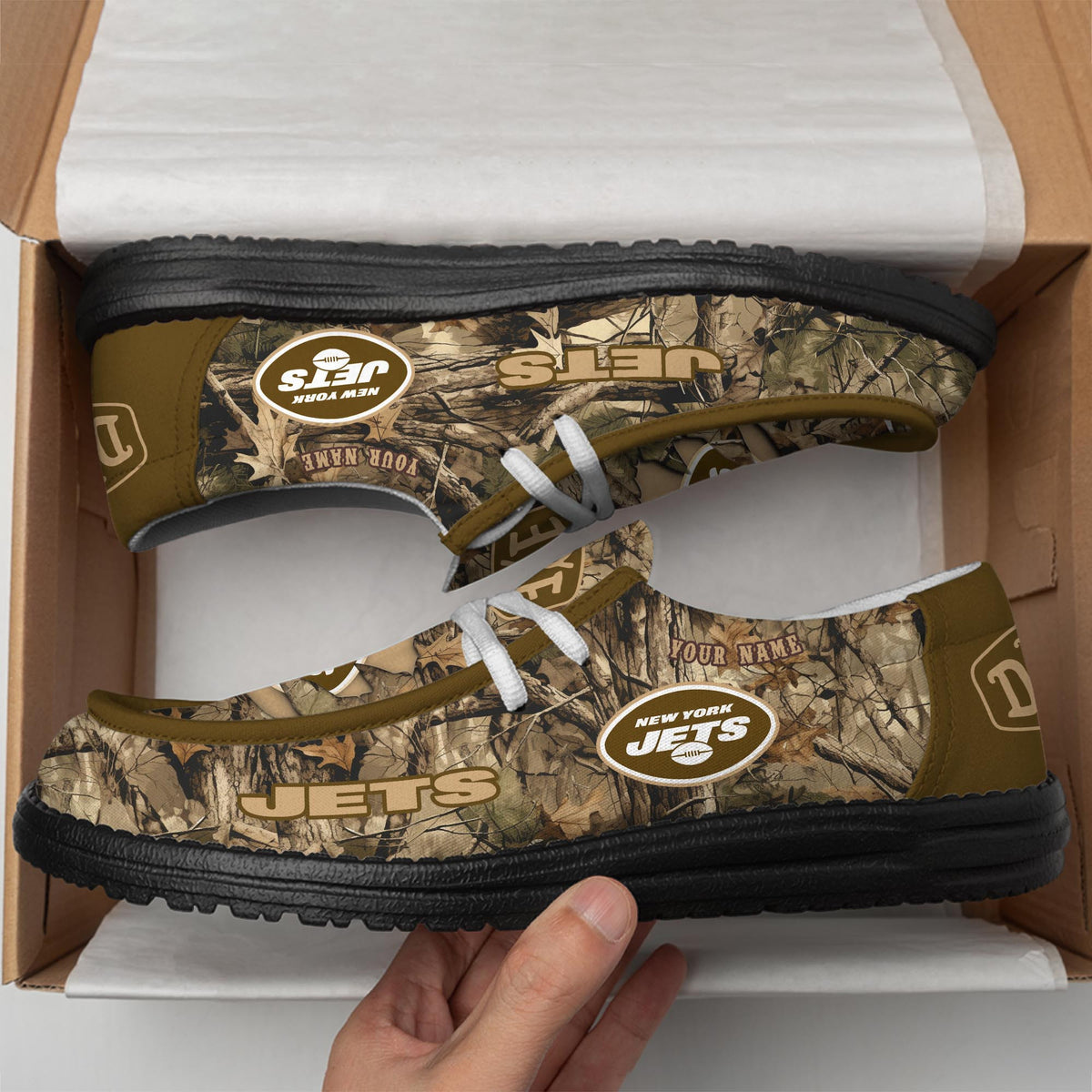 New York Jets Lace Up Loafers 2026