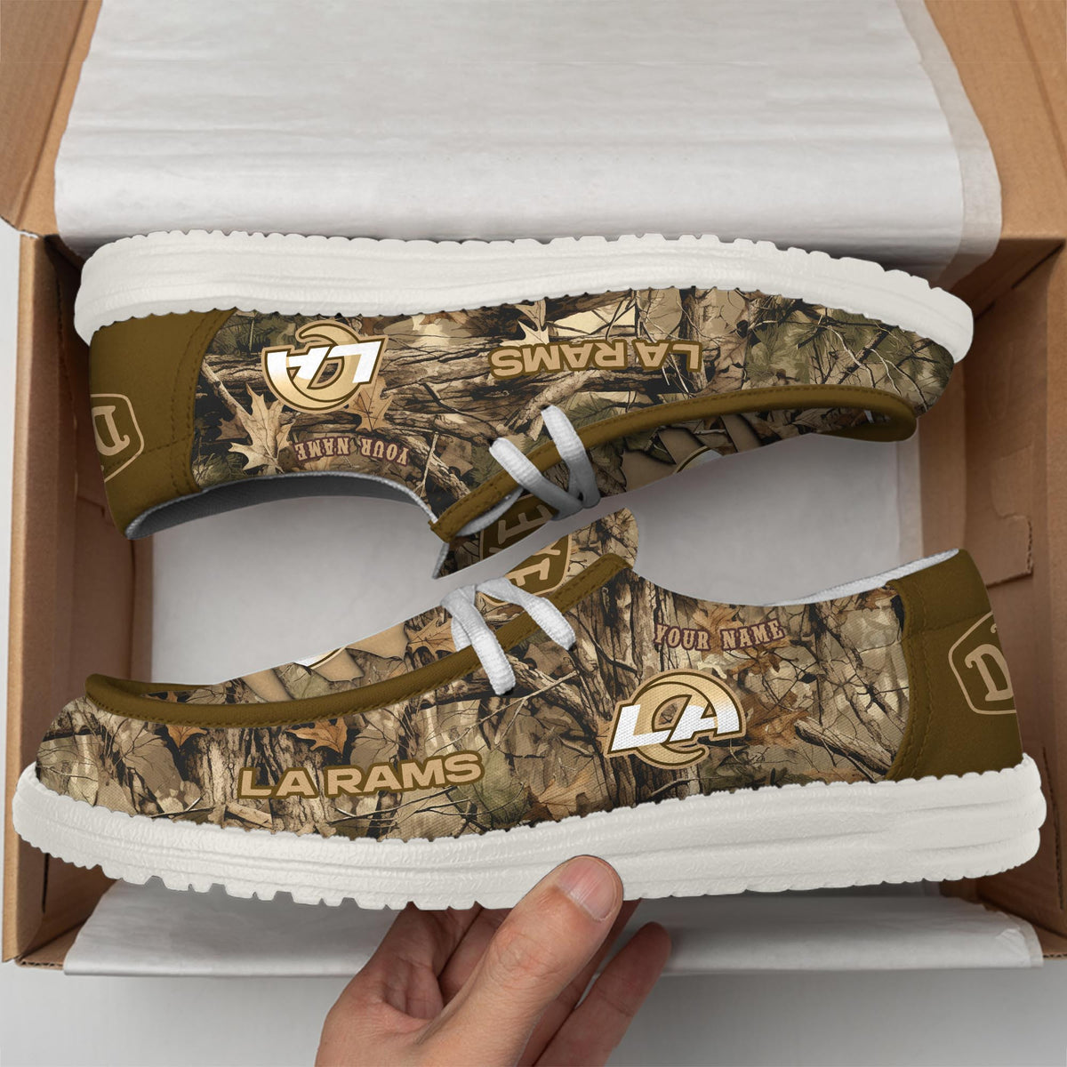 Los Angeles Rams Lace Up Loafers 2026