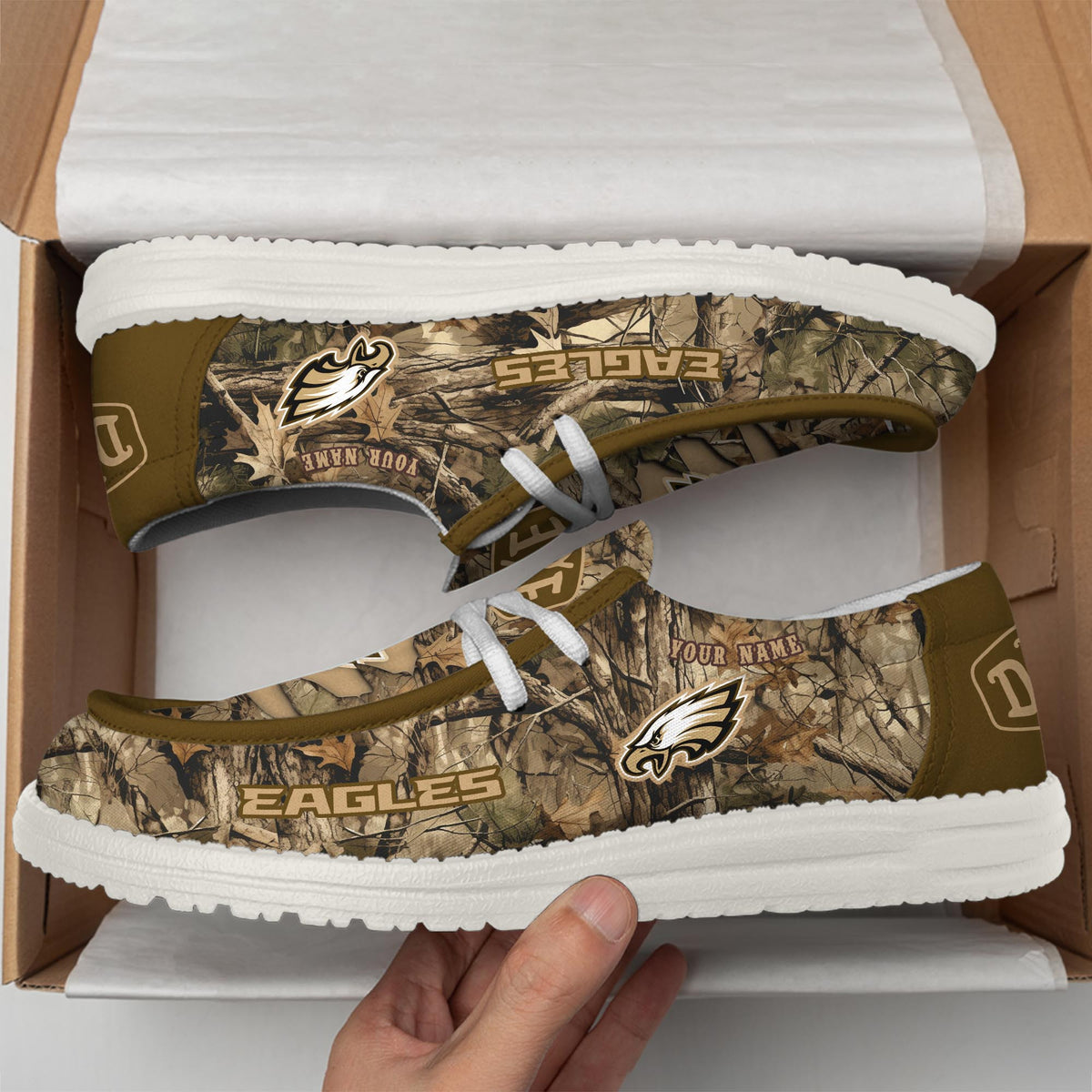 Philadelphia Eagles Lace Up Loafers 2026