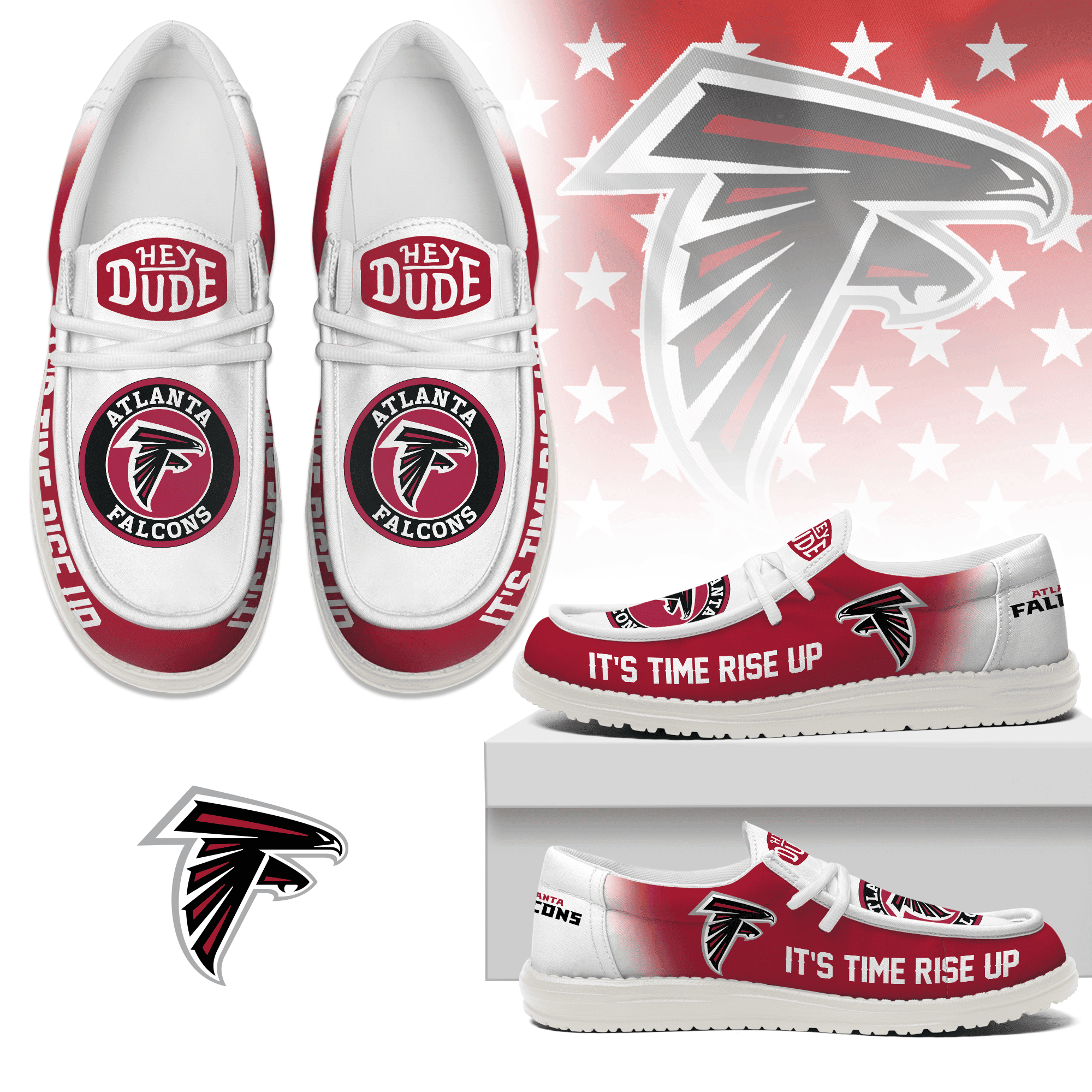 Atlanta Falcons Lace Up Loafers 2026