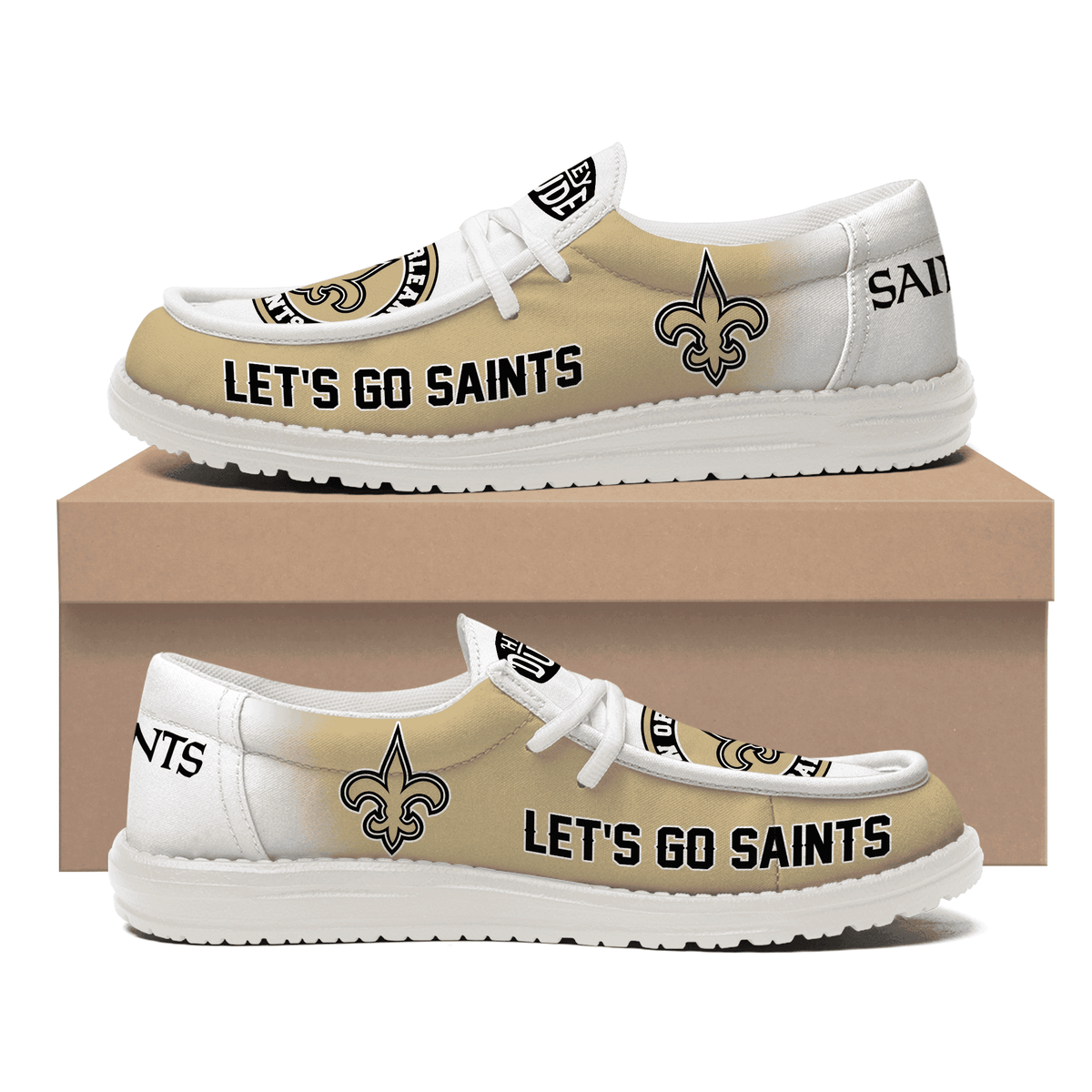 New Orleans Saints Lace Up Loafers 2026