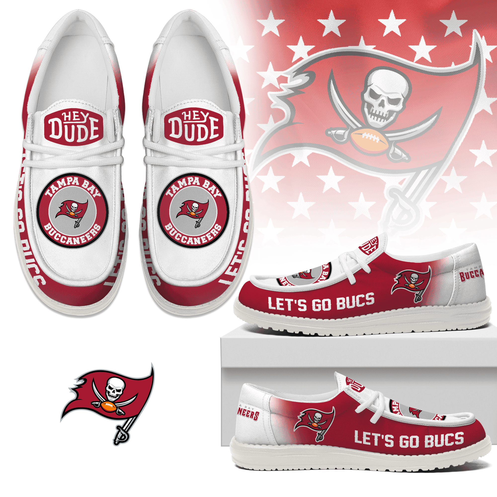 Tampa Bay Buccaneers Lace Up Loafers 2026