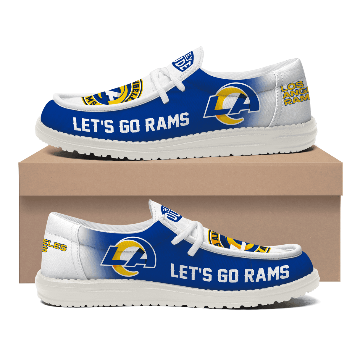 Los Angeles Rams Lace Up Loafers 2026