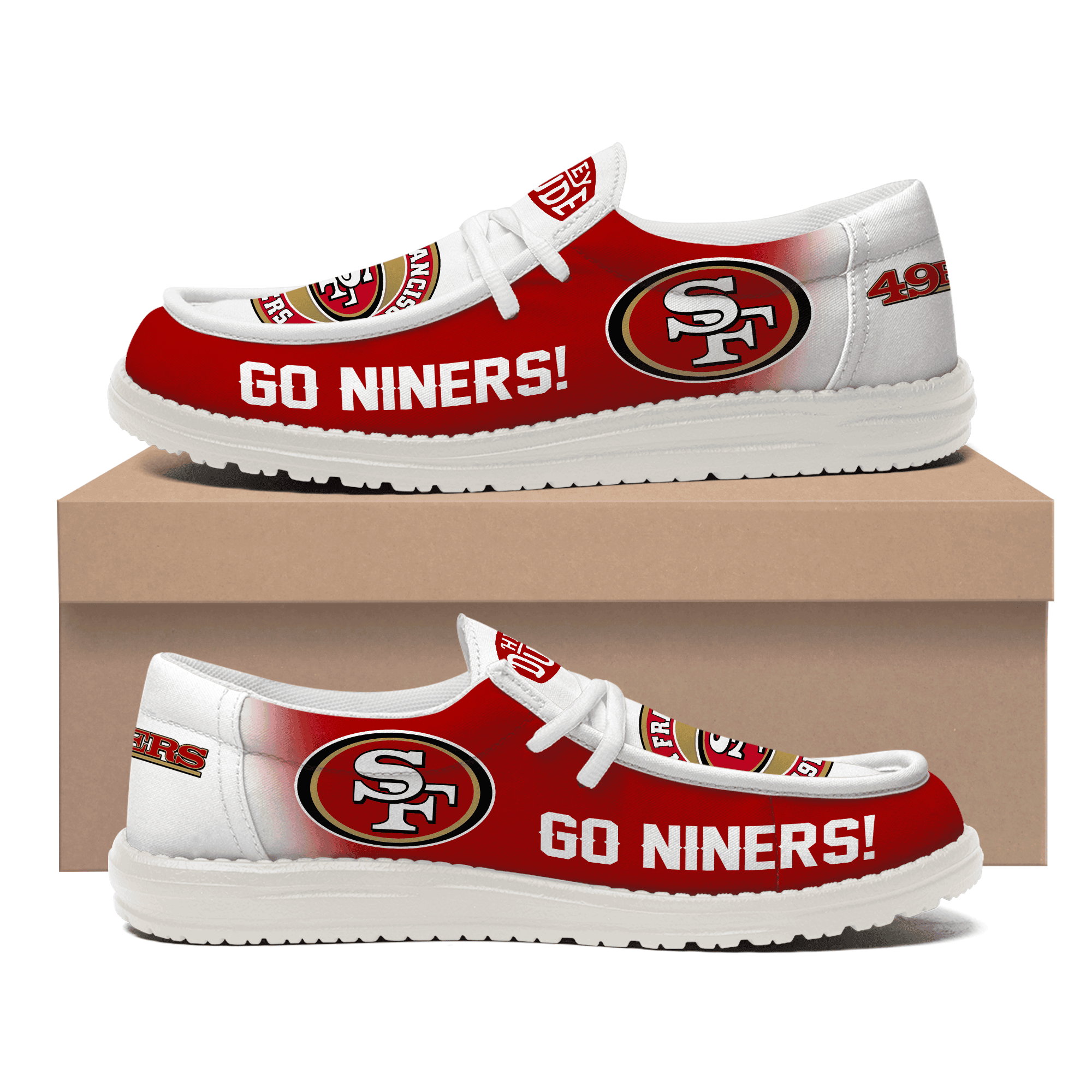 San Francisco 49ers Lace Up Loafers 2026