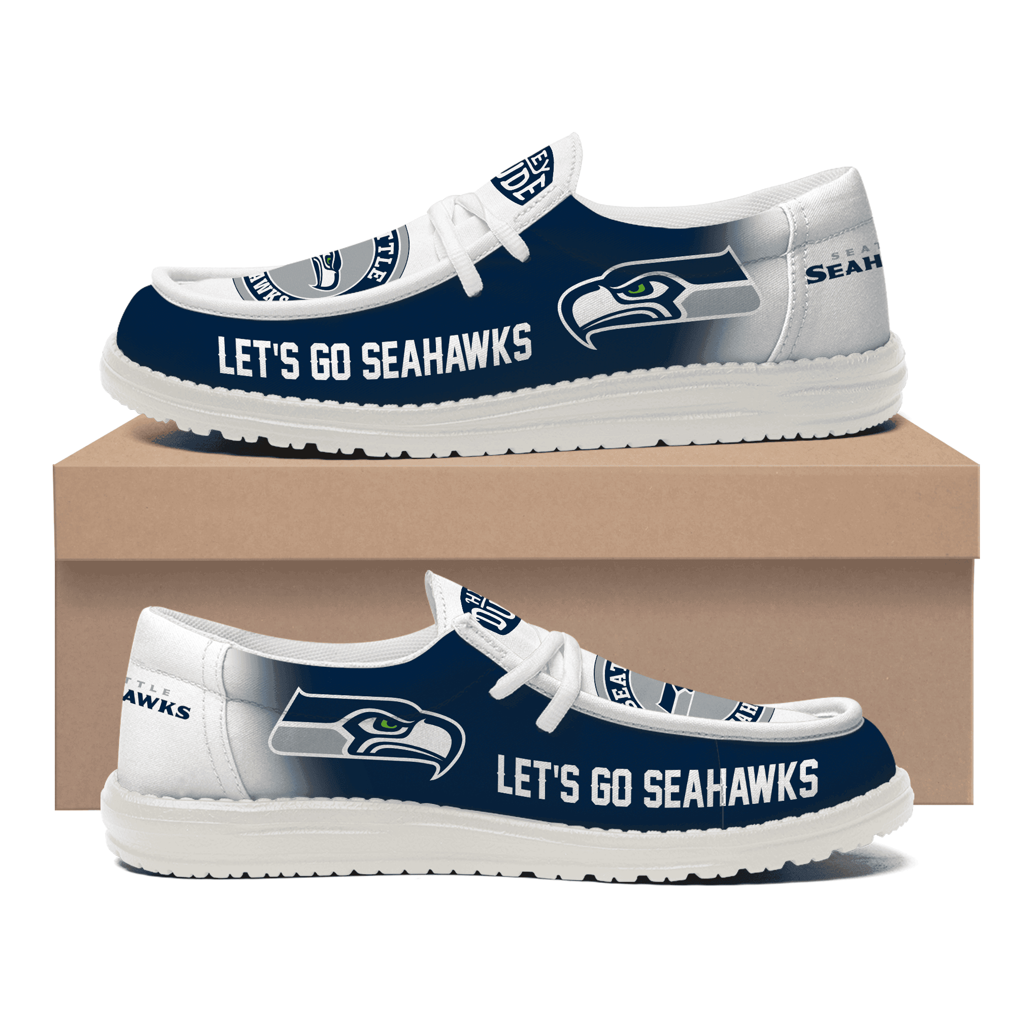 Seattle Seahawks Lace Up Loafers 2026