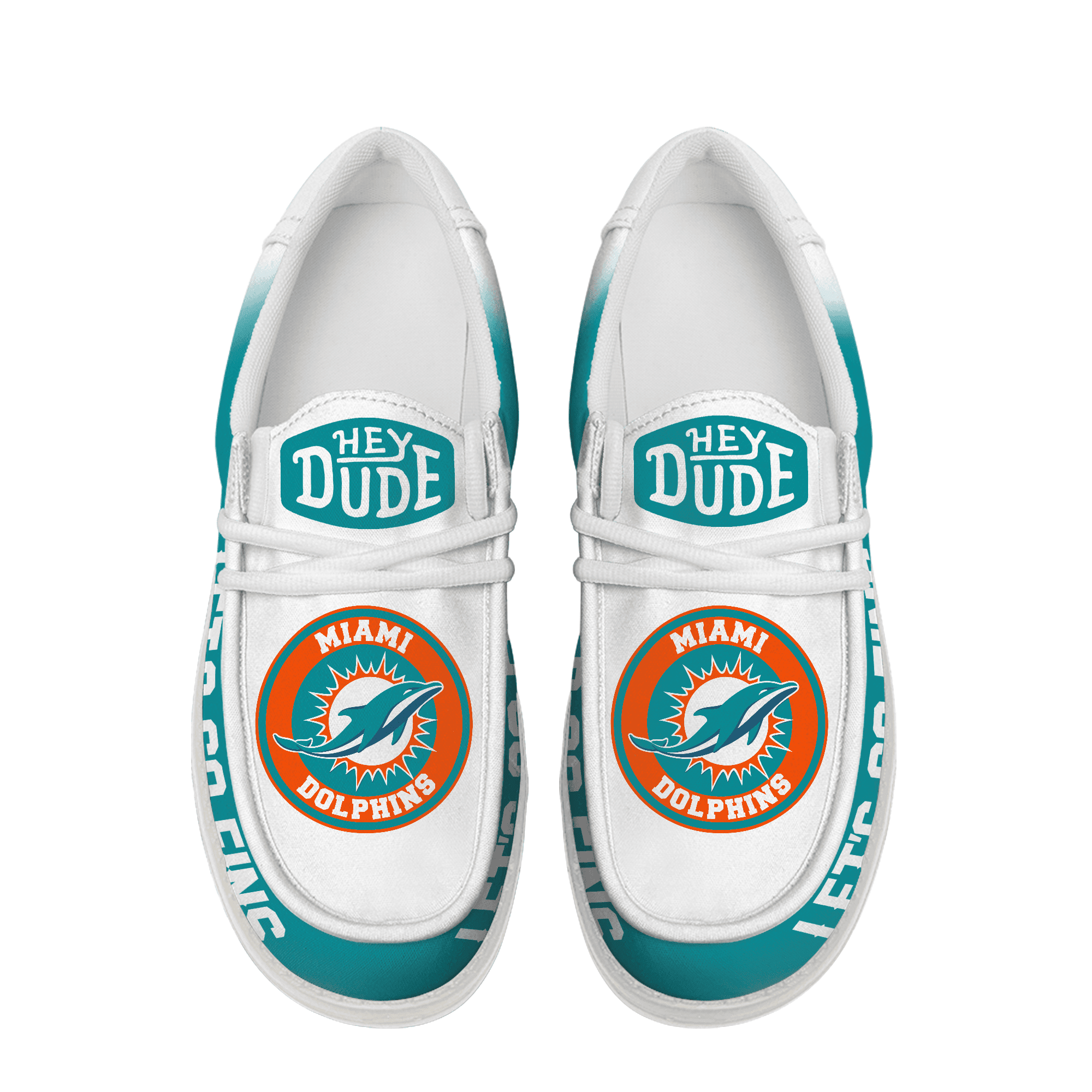 Miami Dolphins Lace Up Loafers 2026