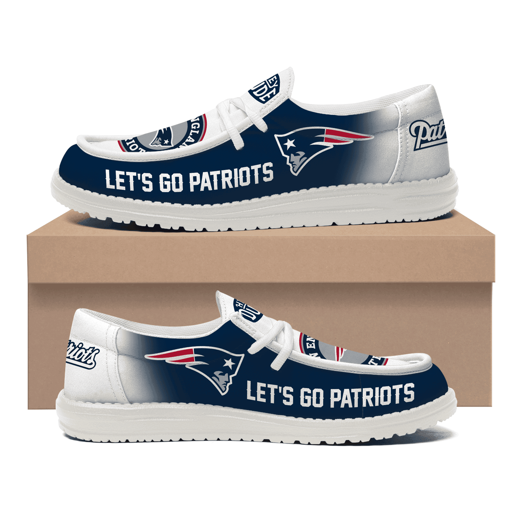 New England Patriots Lace Up Loafers 2026